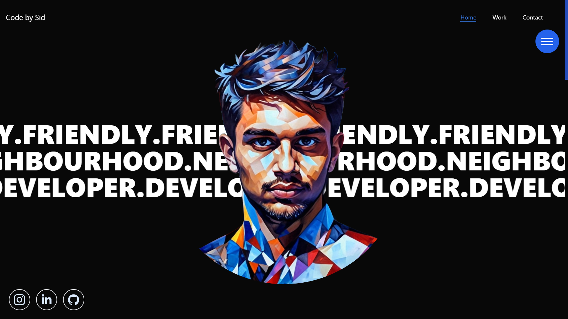 First Portfolio Website (2024)